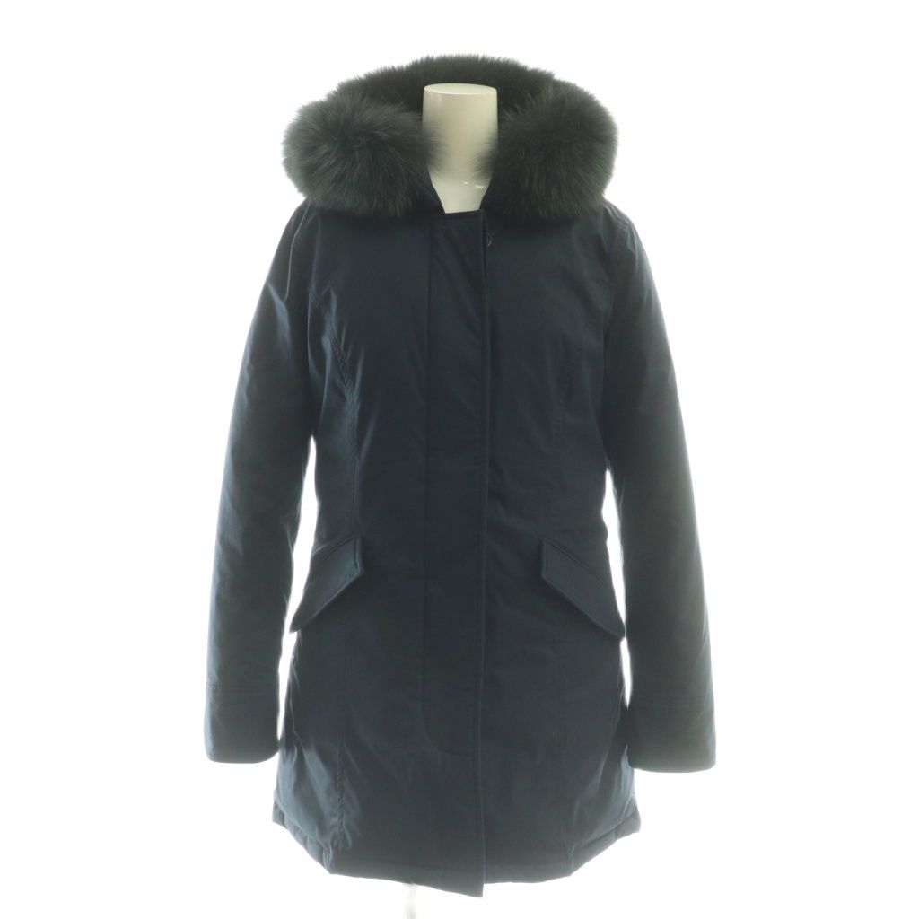 美品　ウールリッチ　 ダウンコート　ブラック　WOOLRICH フォックス　S 美品 ウールリッチ ダウンコート ブラック WOOLRICH フォックス S