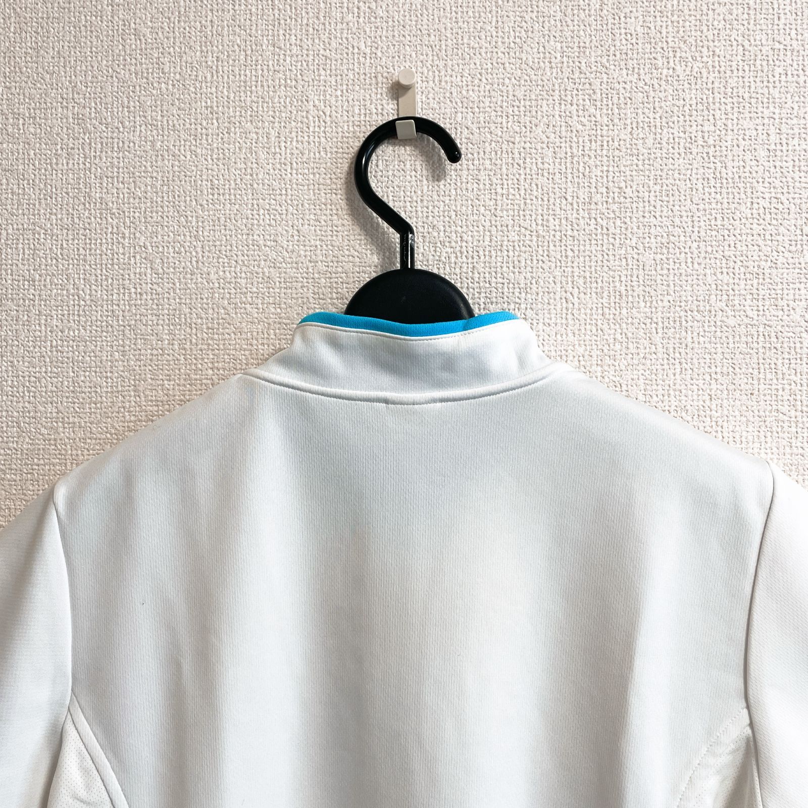 Courreges クレージュ ハーフジップ ウェア トップス ロゴ 刺繍