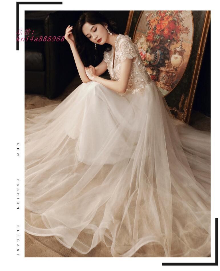 ロングドレス レース