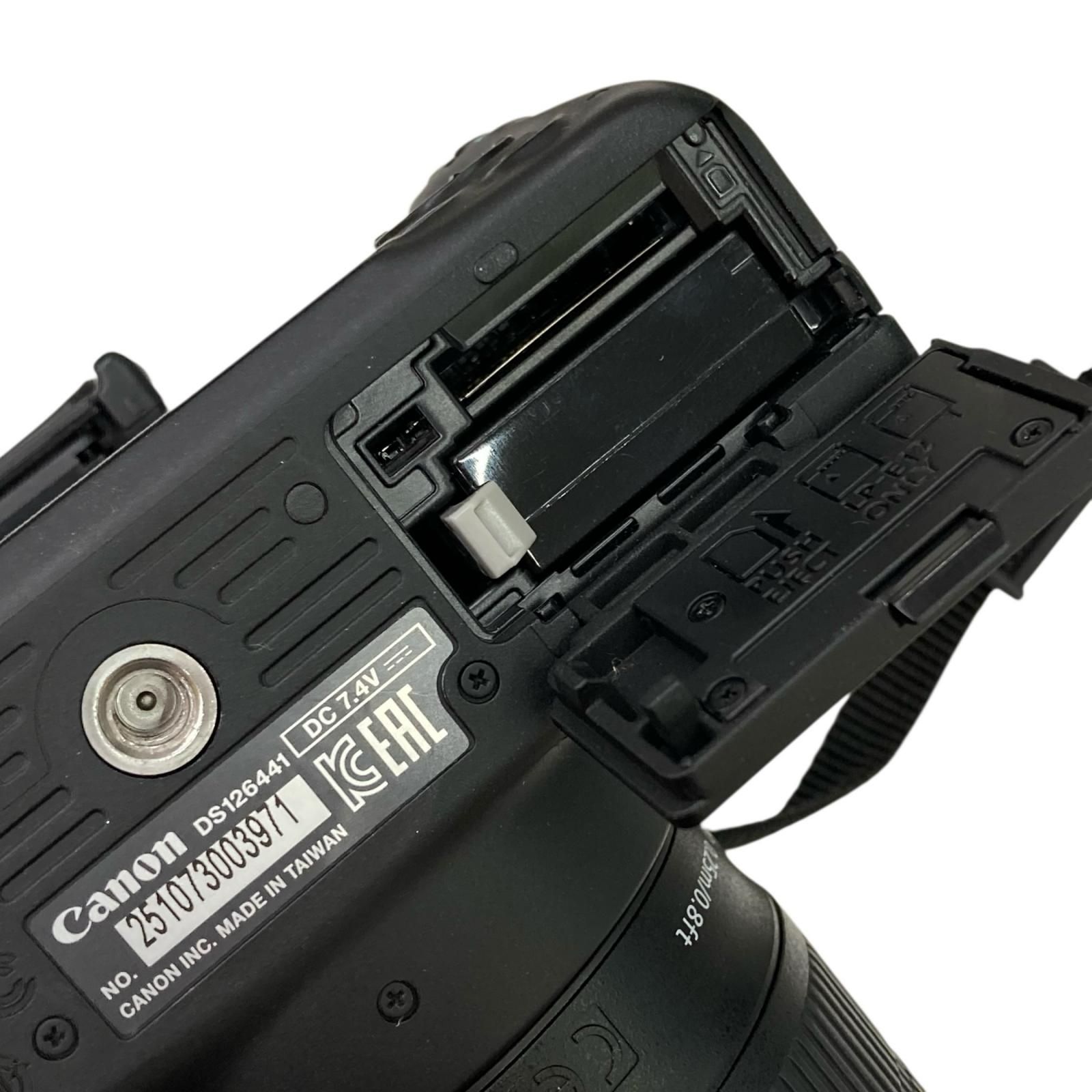 Canon　Kiss X7　ダブルズームセット　18-55mm　55-250mm Canon Kiss X7 ダブルズームセット 18-55mm 55-250mm 186000 現状品