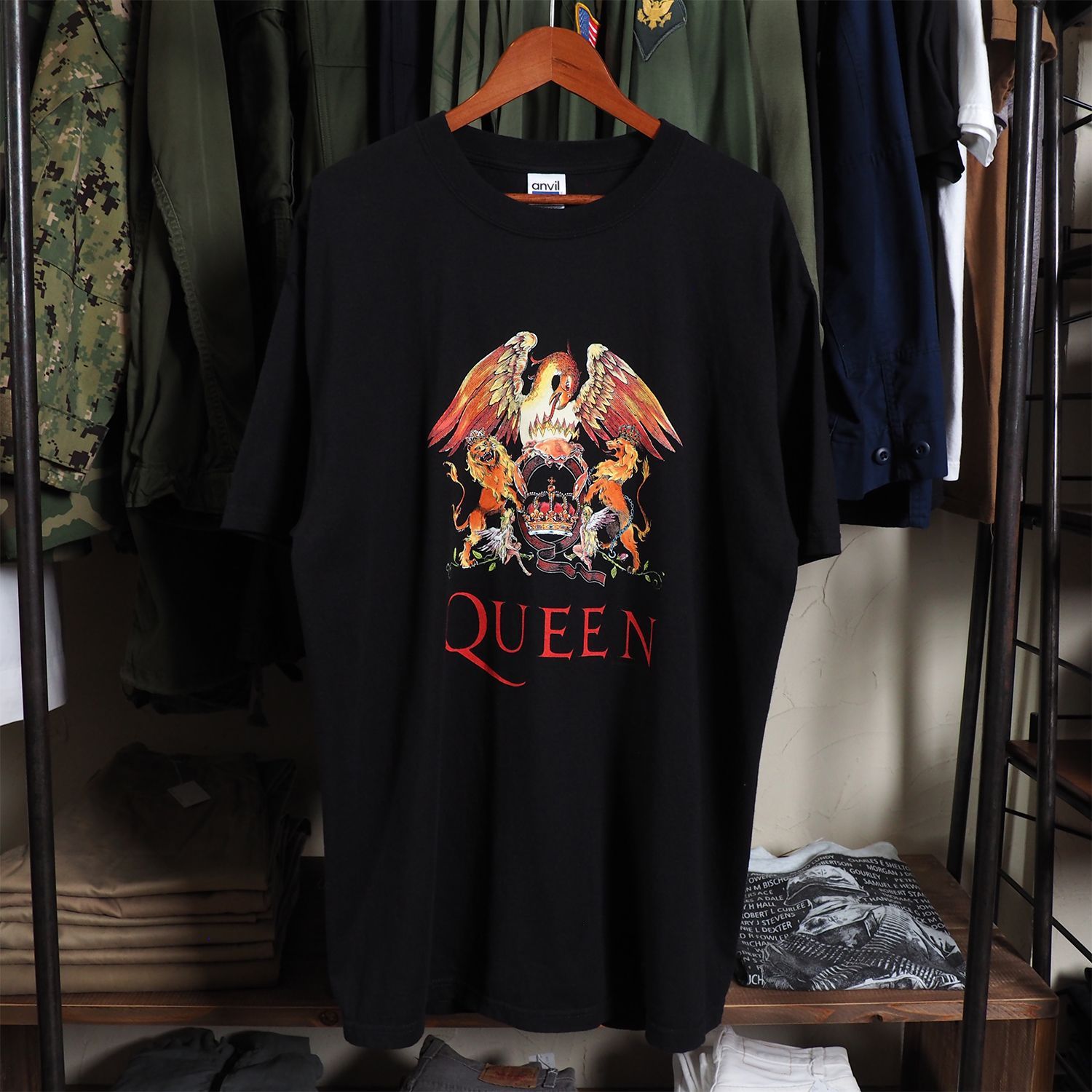 00s Tシャツ バンドTシャツ Queen クイーン anvil アンビル ビンテージ