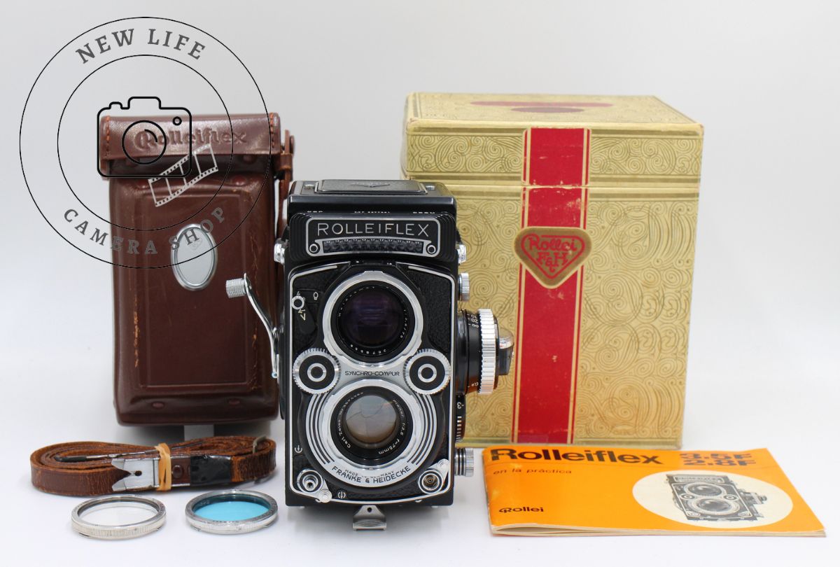 上品 Rollei ROLLEIFLEX 3.5F IV型 Planar 75mm F3.5 ローライフレックス 二眼レフ 中判カメラ ♯10779