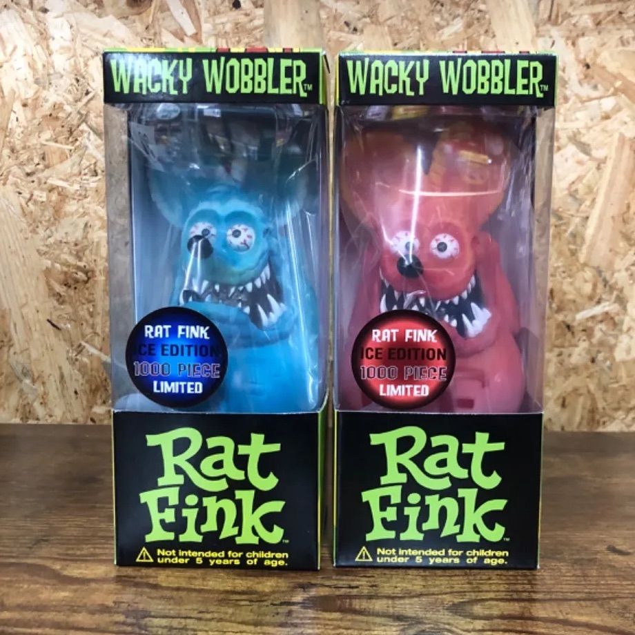 ラットフィンク ボビングヘッド 2体セット ICE FIRE RATFINK FUNKO アメリカン雑貨 - メルカリ