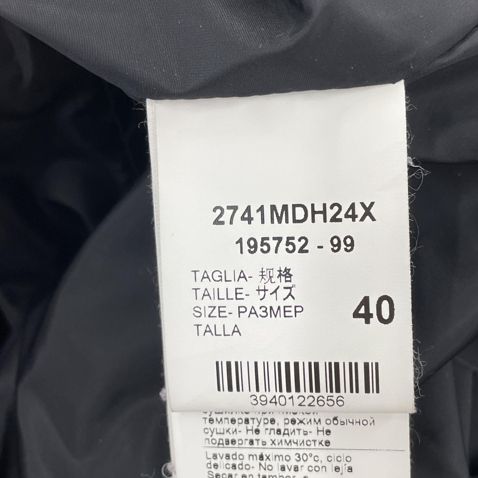 MSGM エムエスジイエムダウンジャケット size40/ブラック メンズ 
