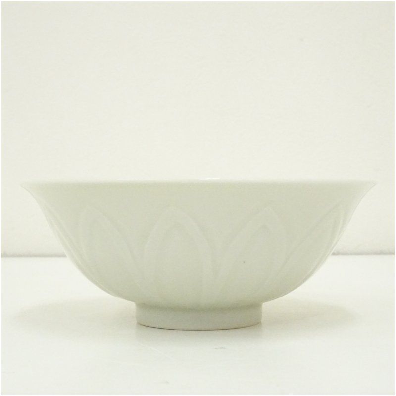 牙白磁鎬茶碗