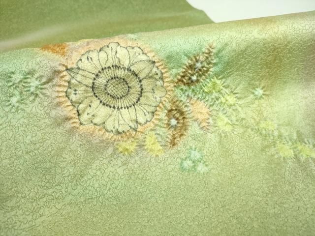 平和屋本店□極上 久保田一竹 幻の辻が花 太鼓柄袋帯 金通し地 逸品  