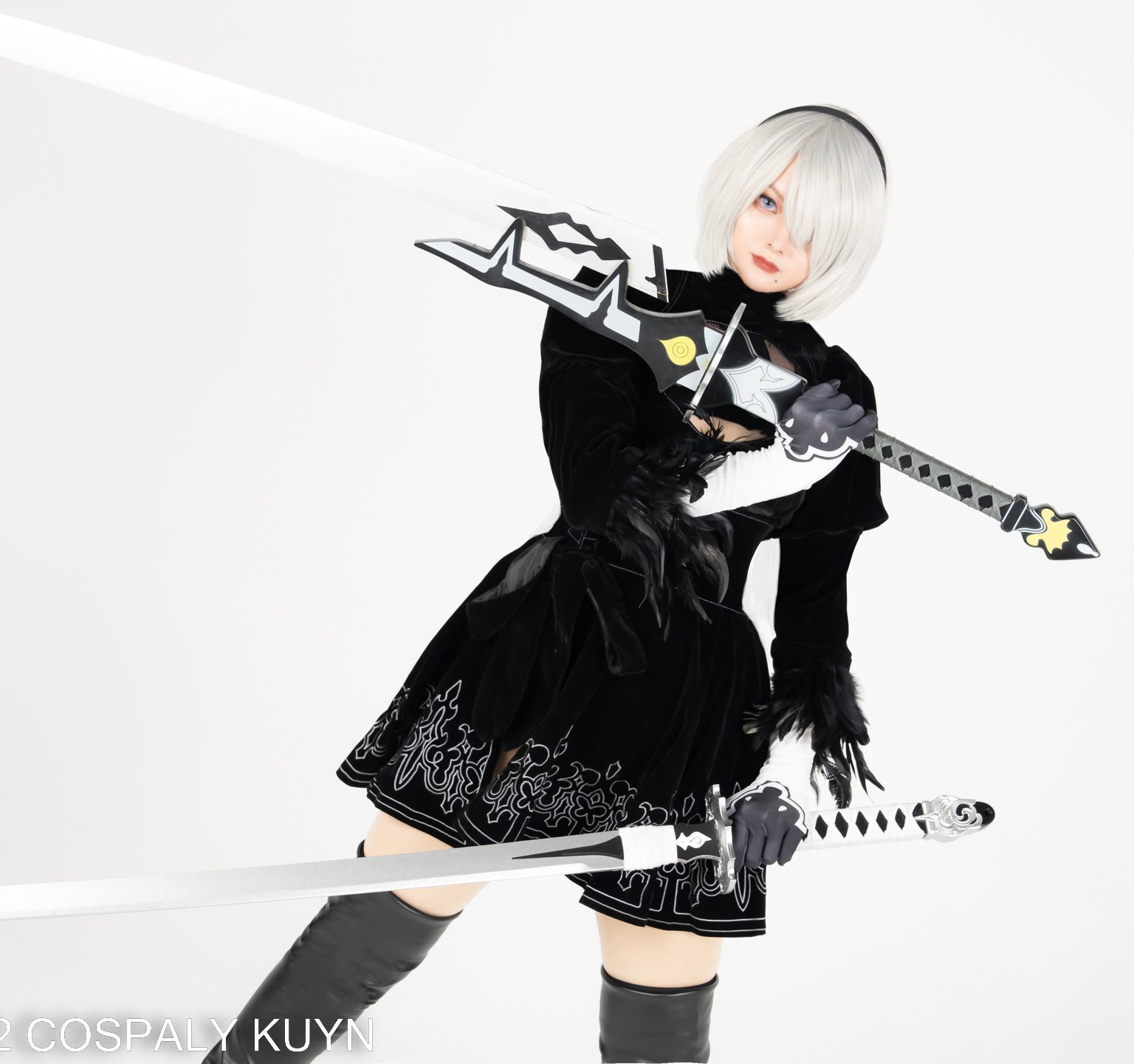 2B ニーアオートマタ 新品衣装 サイズ xs s 薄