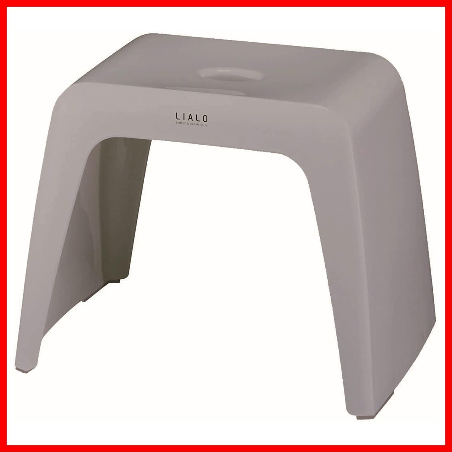 在庫 グレー 30㎝ 浴槽に掛けられる 衛生的 リアロ 通気性抜群 A5315 風呂椅子 アスベル