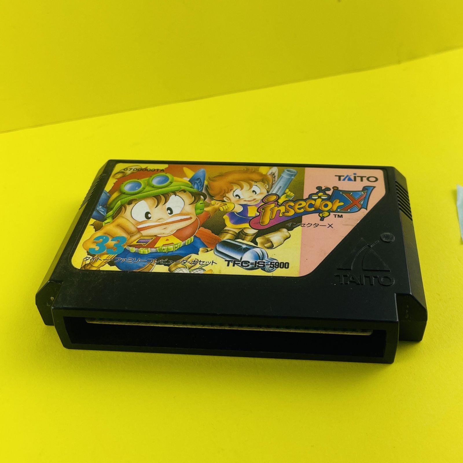 ◇226【動作OK】TAITO ファミコン ソフト インセクターX FC ファミリー