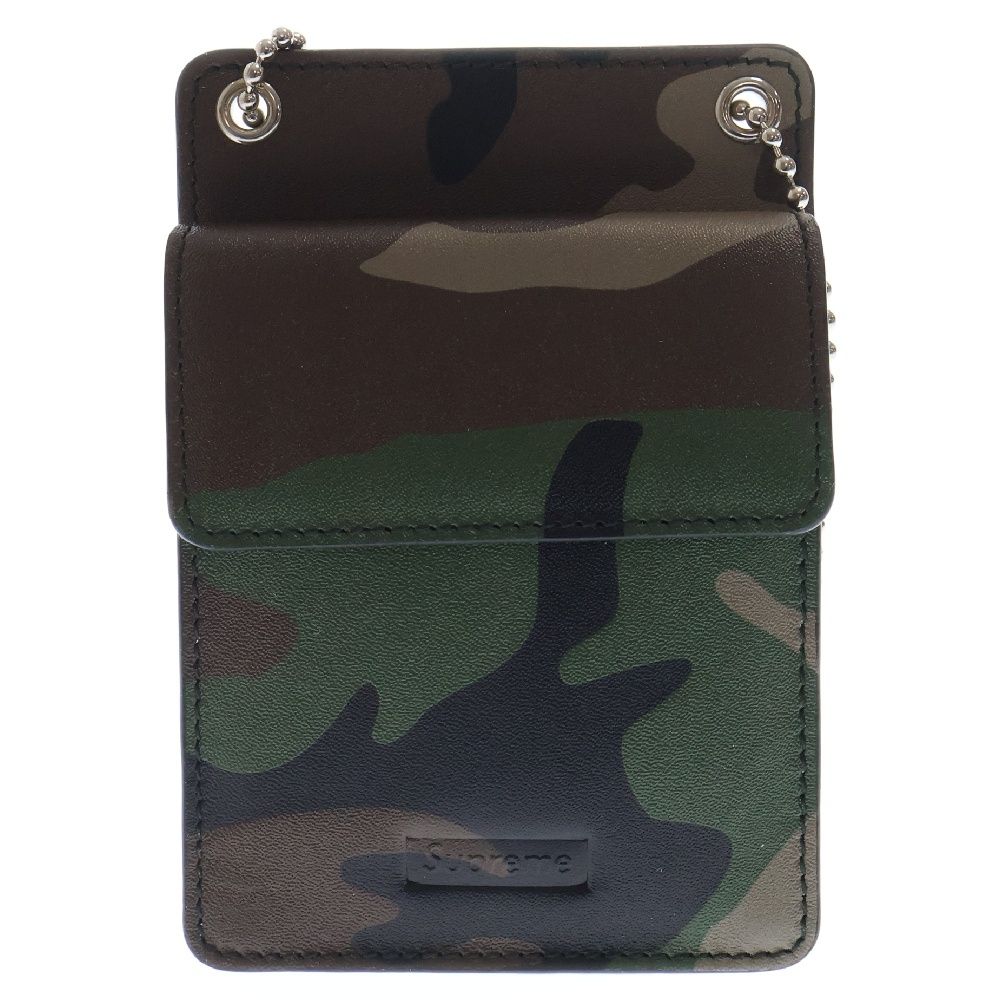 SUPREME (シュプリーム) 18AW Leather ID Holder レザーID