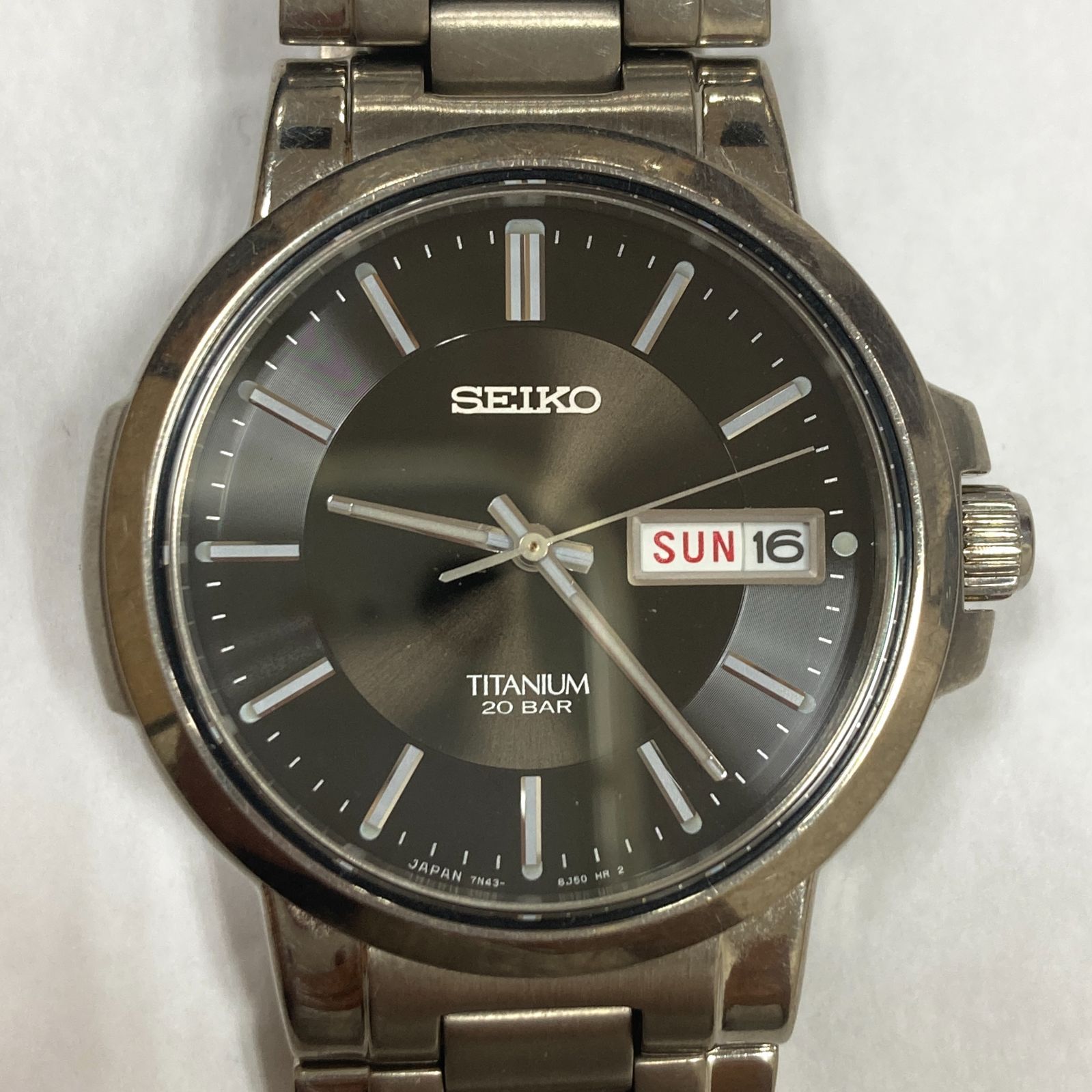 SEIKO セイコー 腕時計 メンズ 7N43-7B80 TITANIUM チタニウム 