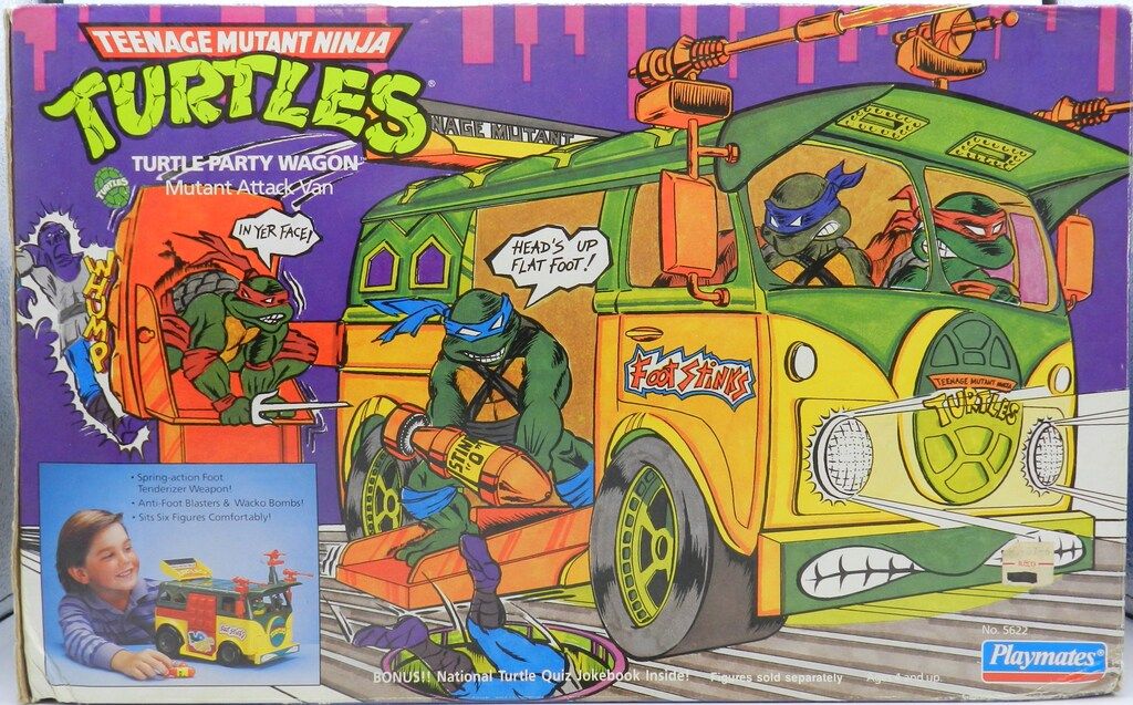 タカラ MUTANT ATTACK VAN TURTLE PARTY WAGON