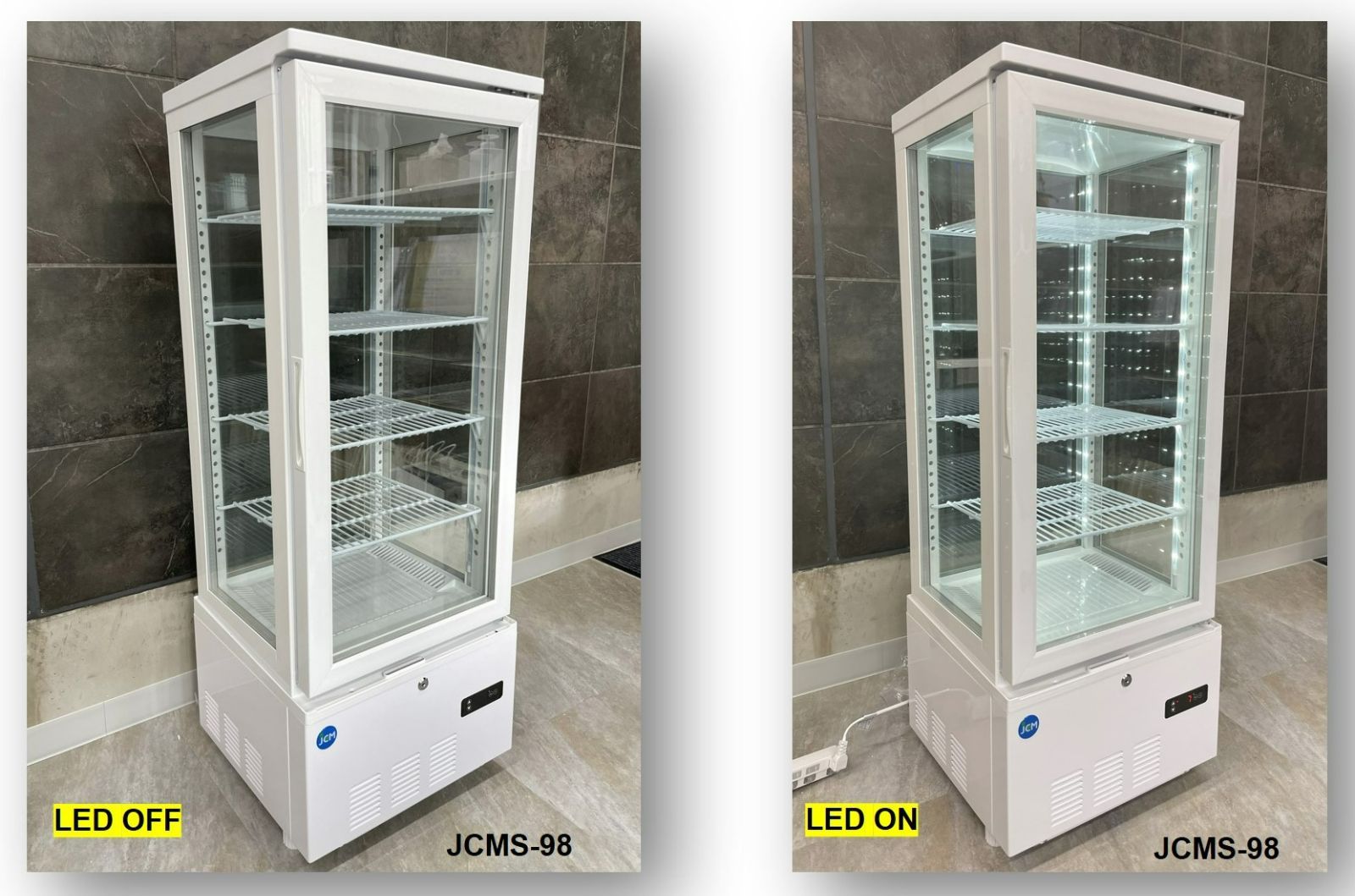 JCMS-98 ４面ガラス冷蔵ショーケース【新品 保証付】今年度新機種 シグマ・リテールテック株式会社 メルカリ