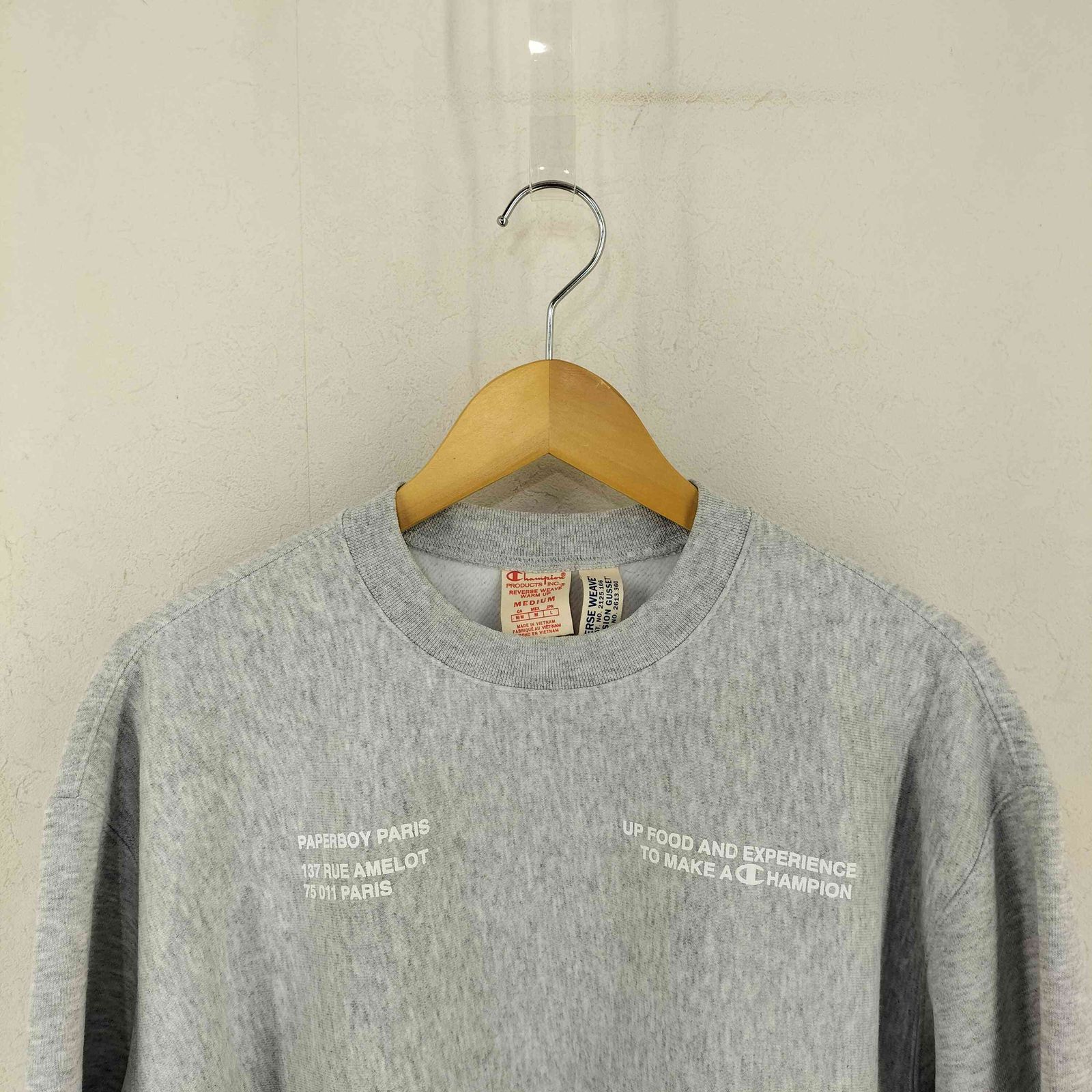 チャンピオン Champion paperboy 別注 クルーネックスウェット メンズ 