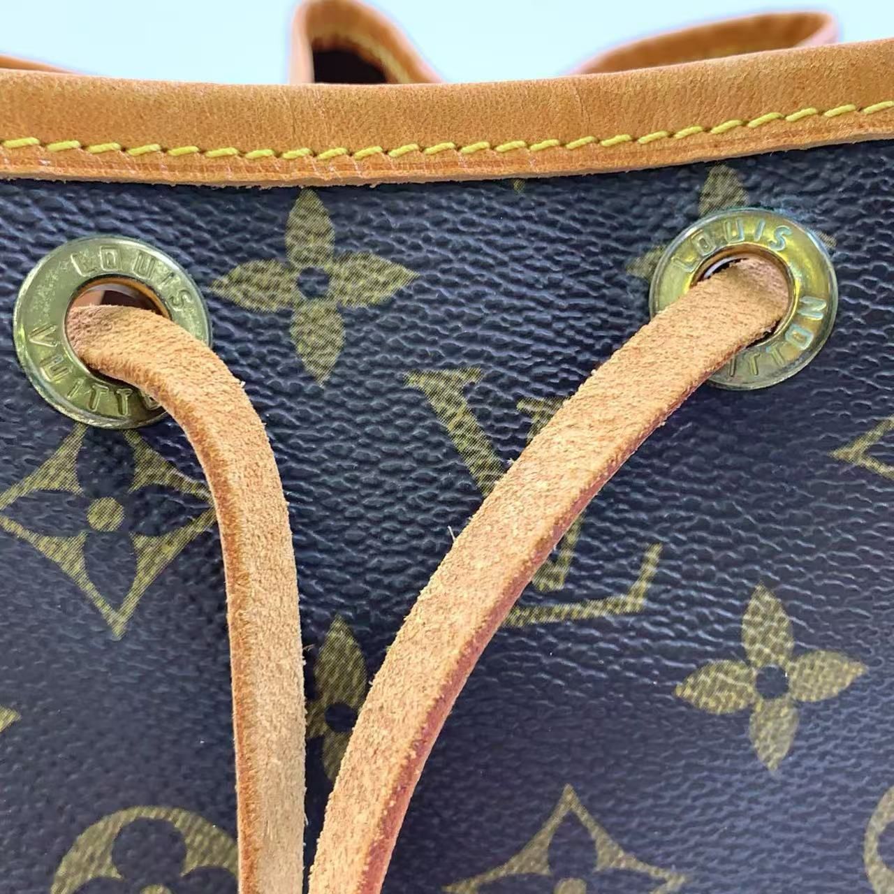 LOUIS VUITTON プチノエ モノグラム モノグラム レザー×PVC