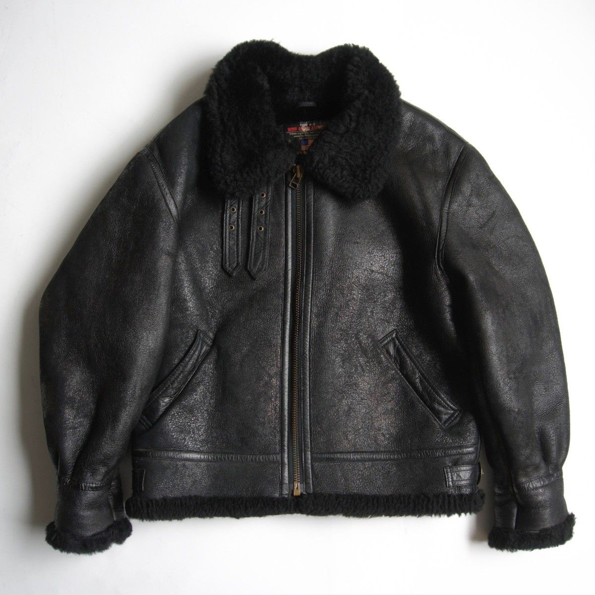 WIND ARMOR B3 フライトジャケット ムートン L