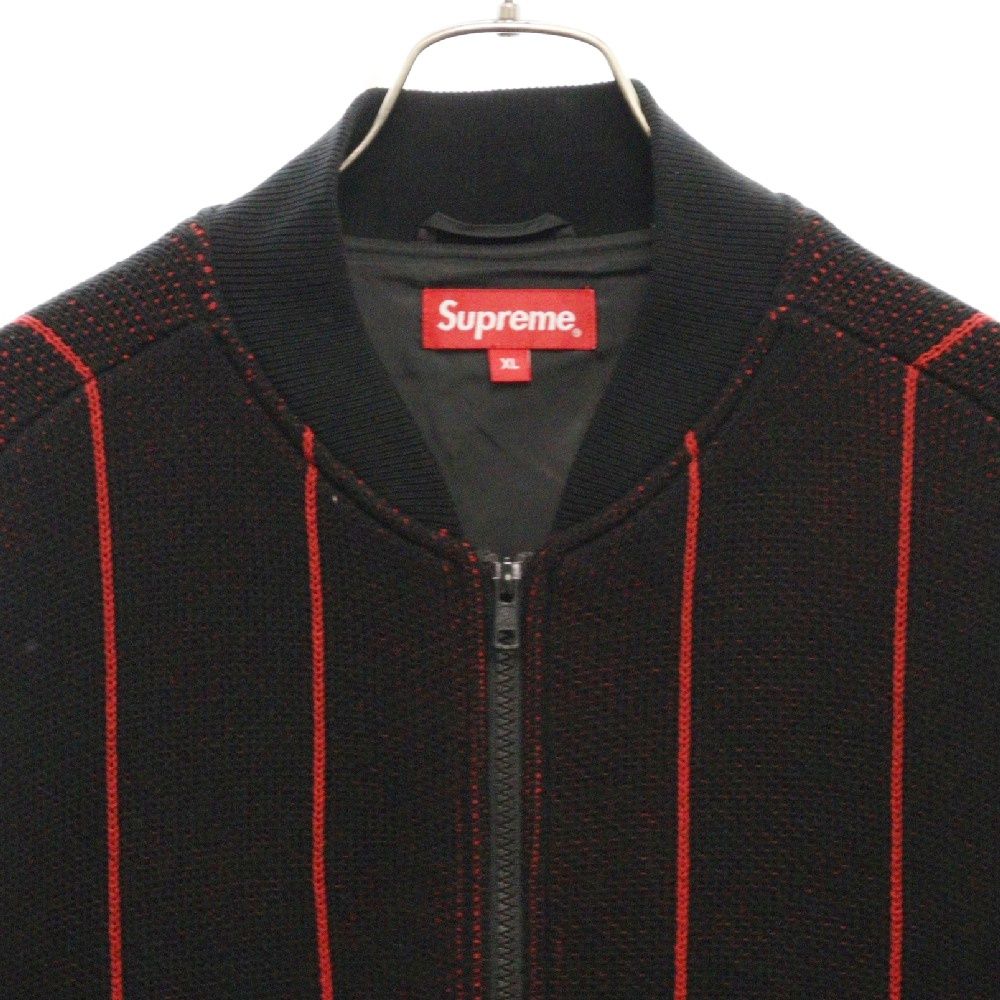 Supreme ピンストライプバーシティセーター