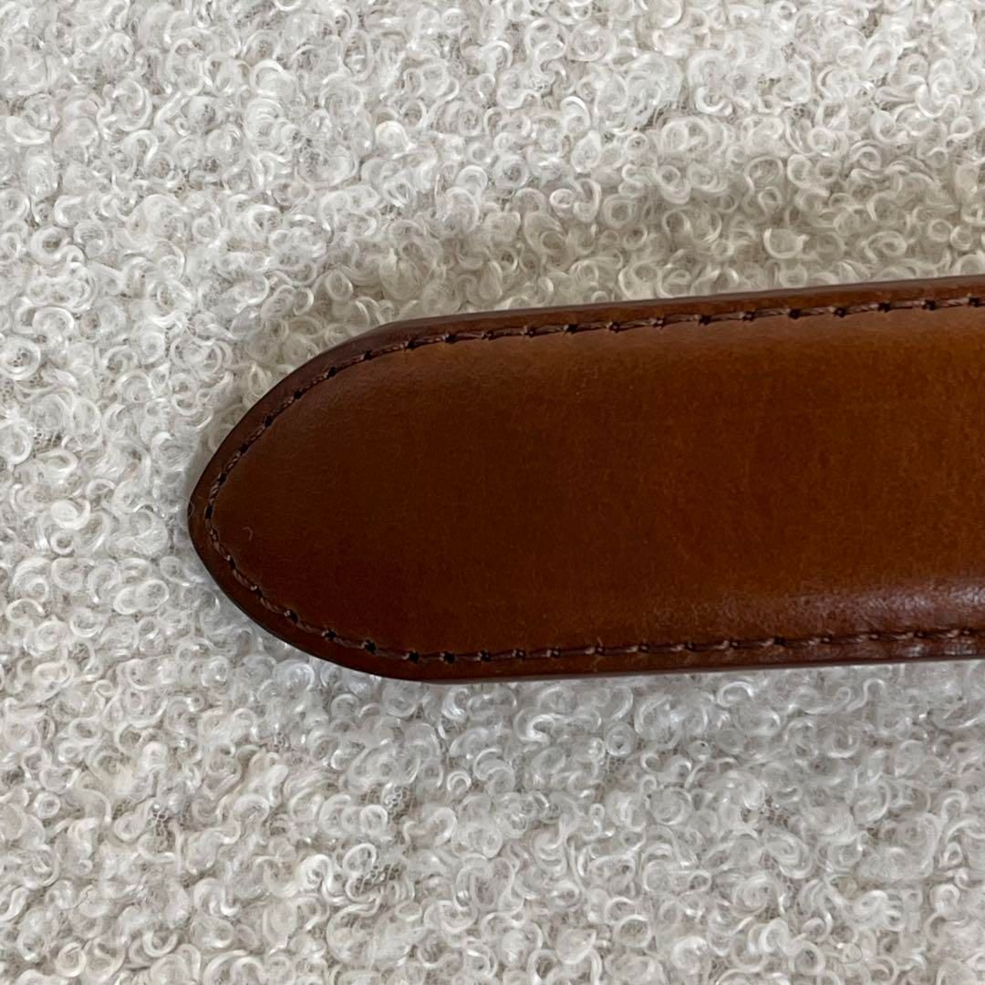 新品未使用 BURBERRY ベルト レザー ノバチェック ブラウン