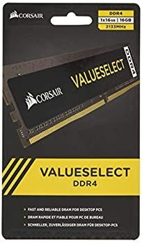 【中古】CORSAIR DDR4 メモリモジュール VALUE SELECT シリーズ 16GB×1枚キット CMV16GX4M1A2133C15