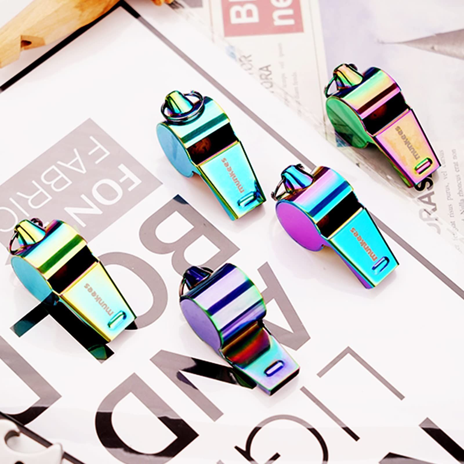 在庫セール ホイッスル 登山 アウトドア 大音量 munkees 口笛 防災グッズ 304ステンレス鋼