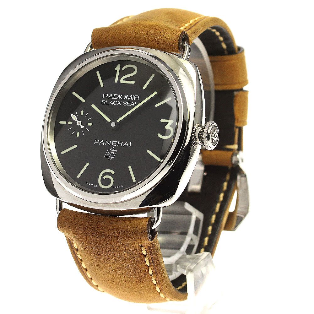 パネライ PANERAI PAM00754 ラジオミール ブラックシール 手巻き ...