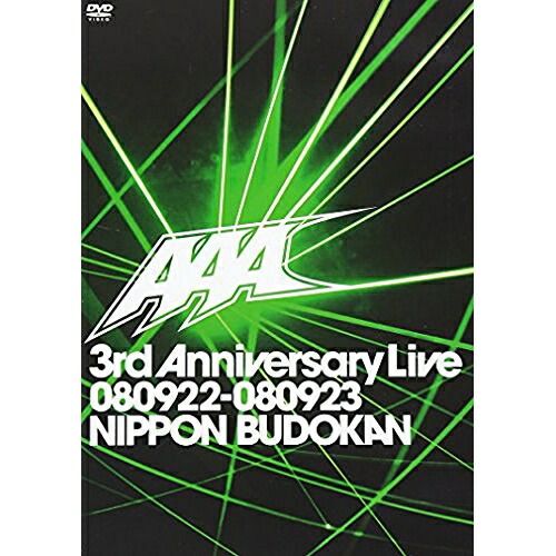 DVD】AAA / AAA 3rd Anniversary Live 080922-080923 日本武道館