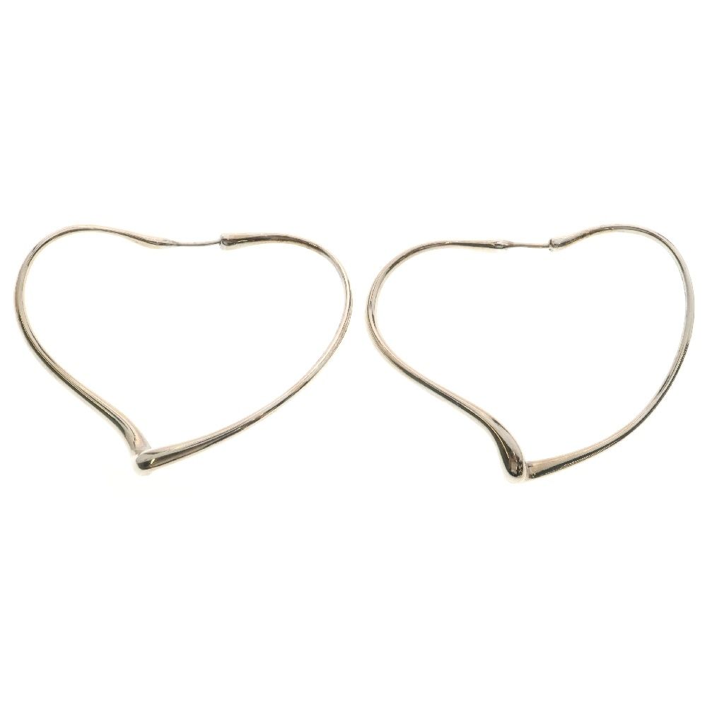 TIFFANY-Co ティファニー オープンハート ピアス ミディアム Ag925 SV シルバー アクセサリー