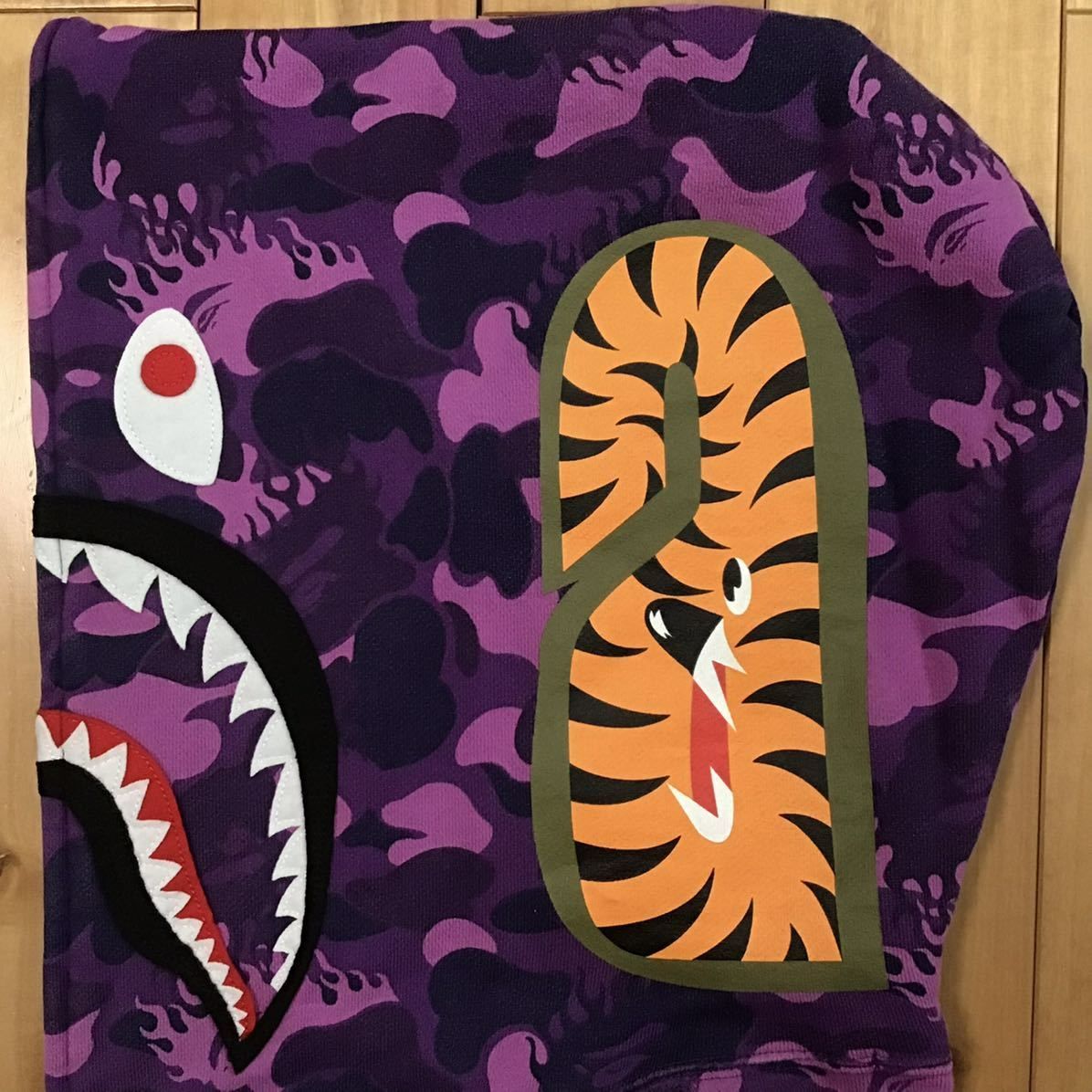 ☆XL ムック限定☆ Fire camo シャーク パーカー shark full zip 