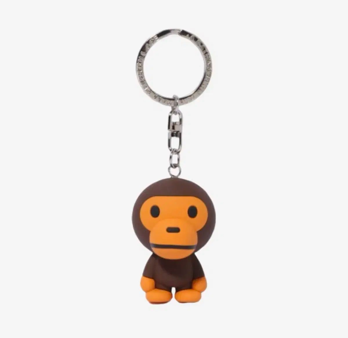 A BATHING APE アベイシングエイプ ベイビー マイロ キーチェーン ブラウン