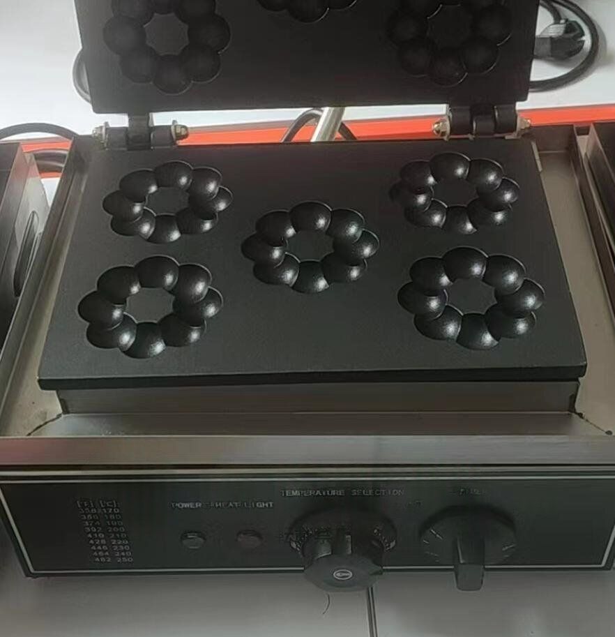 電気 梅型ワッフル器具 ベイクド ドーナッツベイカー 5個焼 単相１0０V 業務用 厨房機器 WWW_KANDAIZUMI_COM