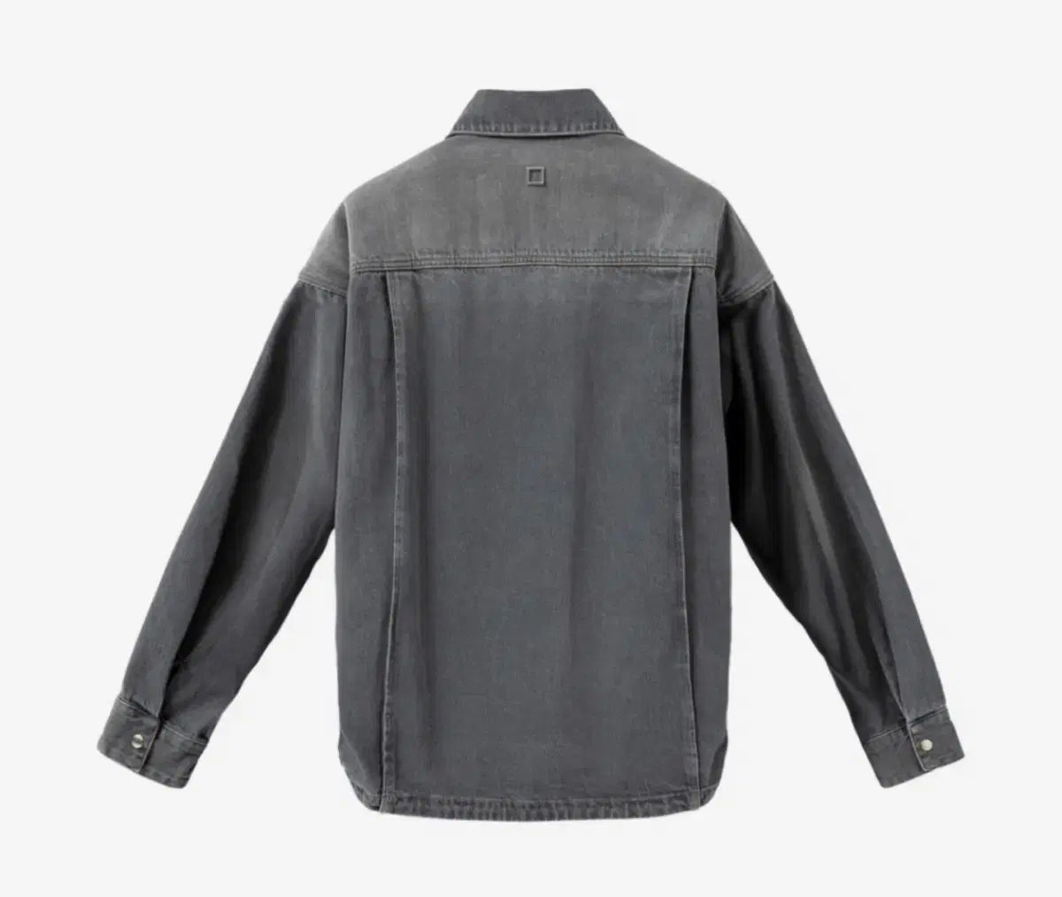 WOOYOUNGMI 24FW ウーヨンミ ポケット ディケール デニム シャツ グレー 48