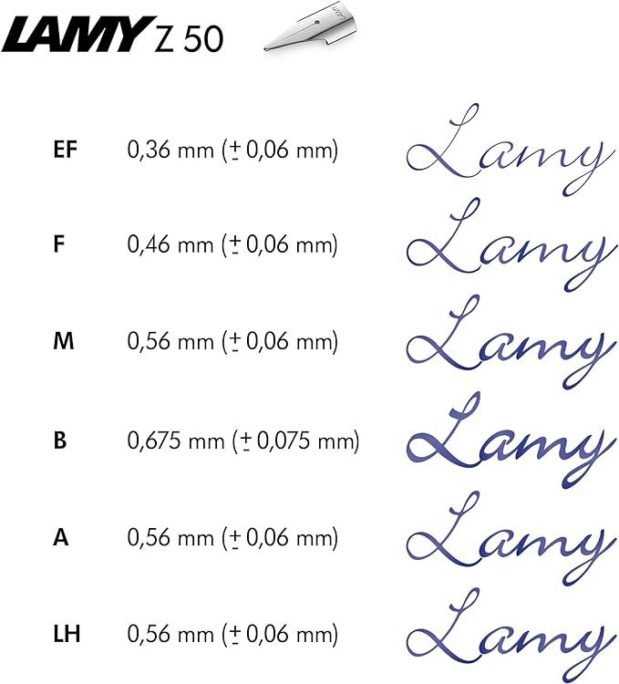 LAMY ラミー 万年筆 ペン先M(中字) ステュディオ インペリアルブルー