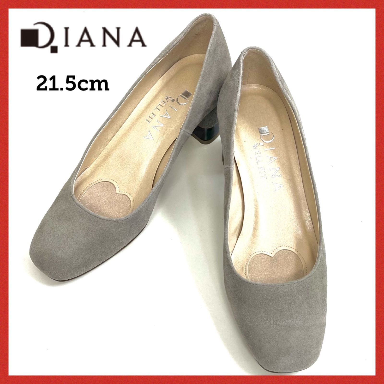 美品 DIANA ダイアナ 21.5 パンプス - ハイヒール