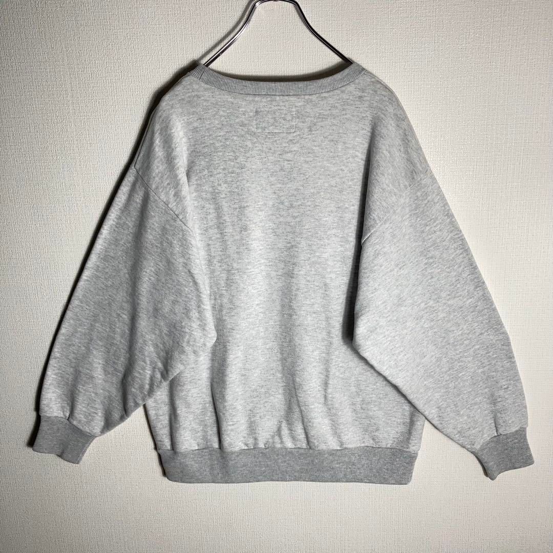 【美品】WTAPS スウェット ビッグロゴ アッシュグレー サイズ1 美品】WTAPS スウェット ビッグロゴ アッシュグレー サイズ1