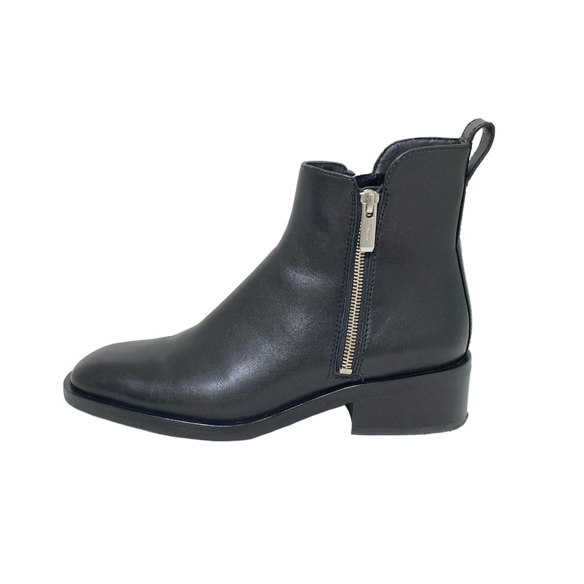 3.1 Phillip lim スリーワンフィリップリム ショートブーツ 38 レディース - 黒 レザー