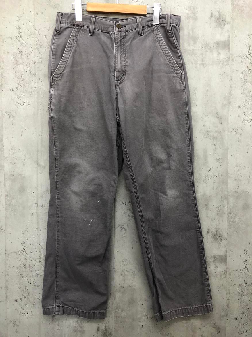 Carhartt ワークパンツ 34 x 32 グレー carhartt - Carhartt カーハート リップストップコットン カーゴ