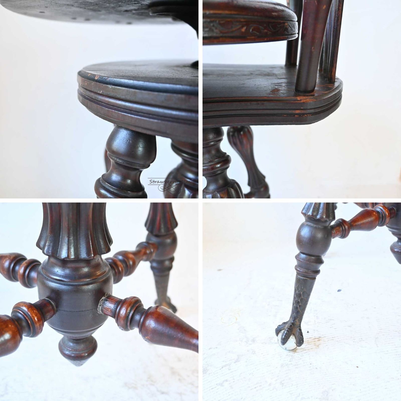 IFU-400 英国アンティーク オルガンチェア ピアノチェア チェア イギリス IFU-400 英国アンティーク オルガンチェア ピアノチェア チェア