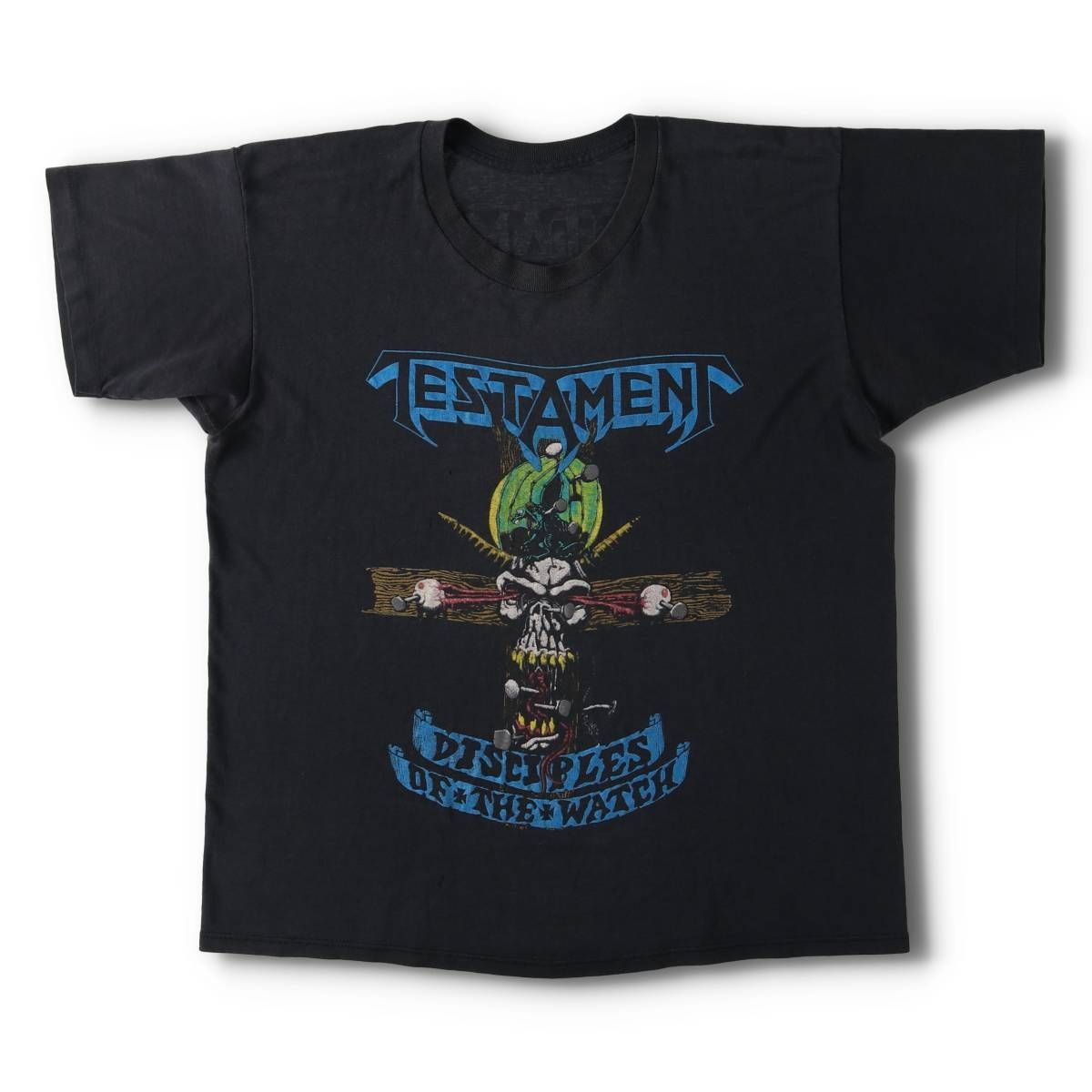 古着 80年代 TESTAMENT テスタメント バンドTシャツ バンT メンズM相当 ヴィンテージ/evb029442