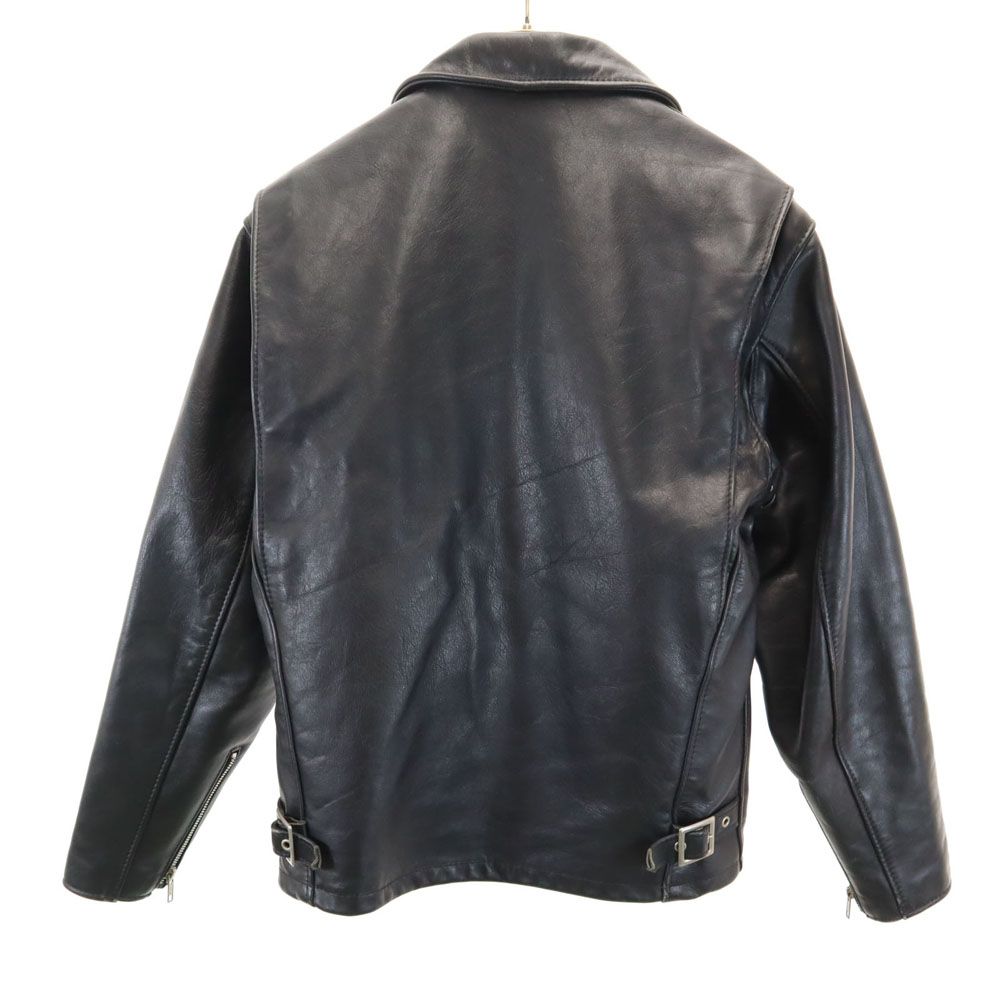 ショット USA製 643 レザー ライダースジャケット 38 ブラック schott