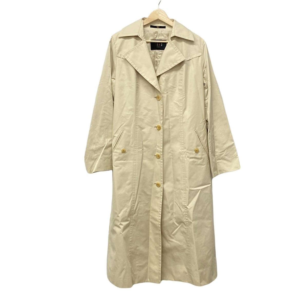 未使用【DAKS】ダックス 薄手ウールロングコート 羽織 ベルト付き ベージュ系 2025年最新】Yahoo!オークション - コート(女性用 ダックス)の