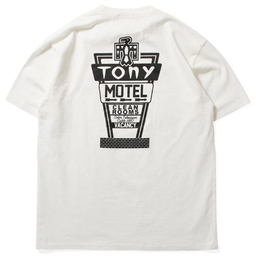 【新品タグ付き】【TONY TAIZSUN/トニータイズサン】MOTEL TEE　WHITE　Tシャツ Mサイズ