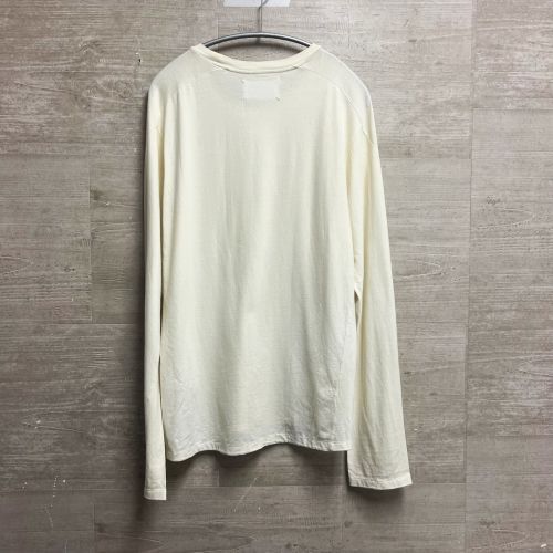 Martin Margiela マルタンマルジェラ 08SS ロングスリーブカットソー 長袖Tシャツ アイボリー系 size48 30GC132 ここのえ【中目黒R10】