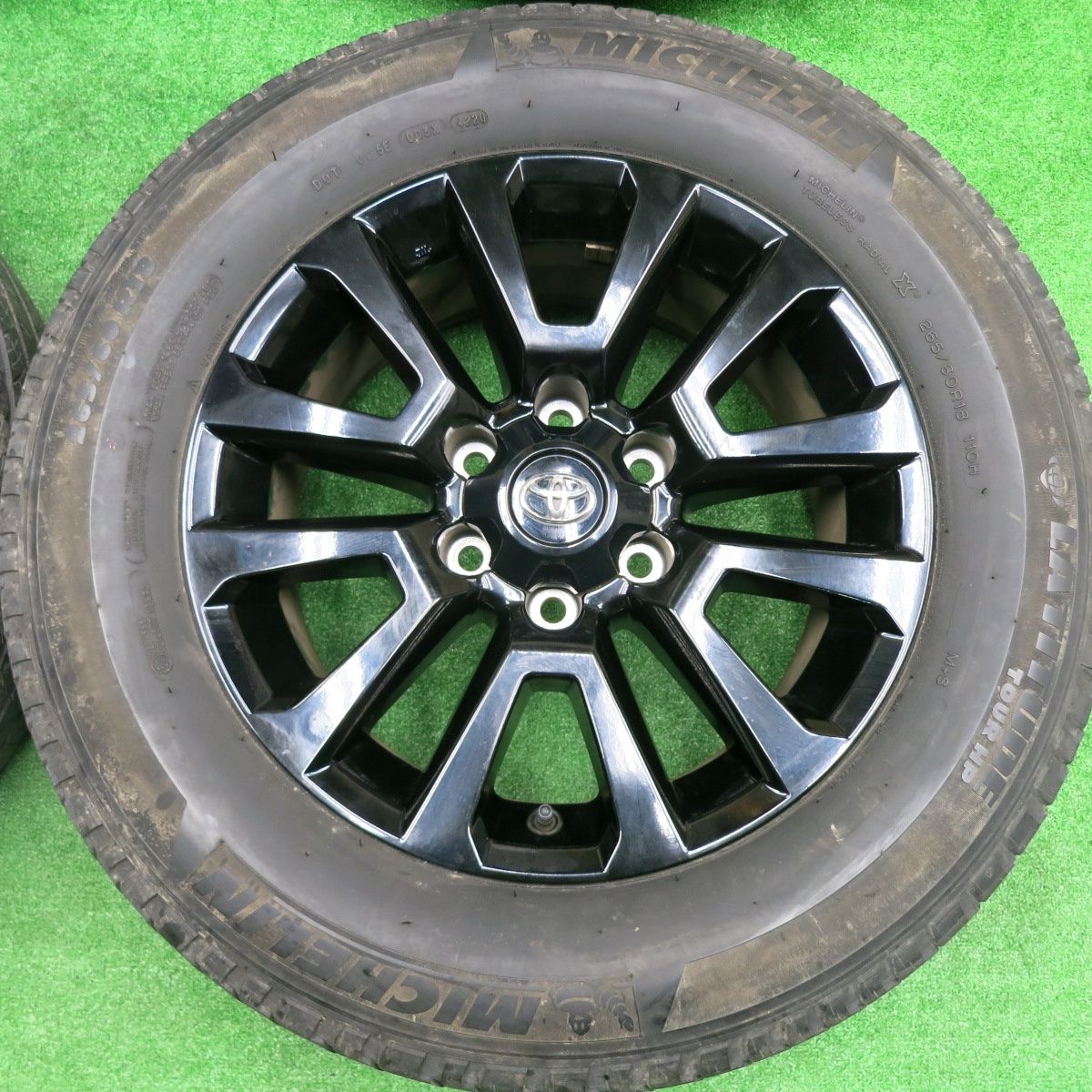 150系 プラド ブラックエディション 純正265/60R18 ミシュラン