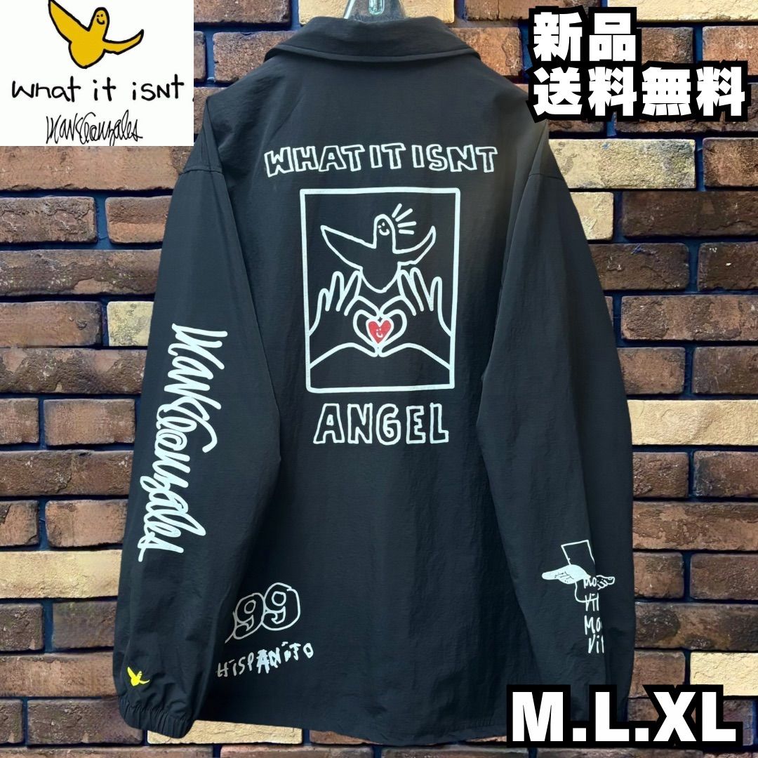 MARK GONZALES バックプリントコーチジャケット】what it isNt