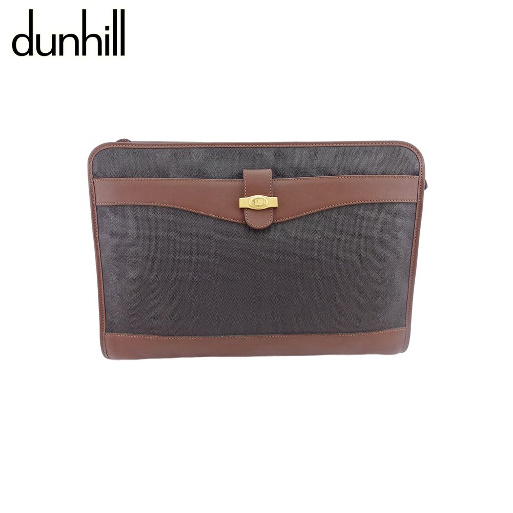 ダンヒル Dunhill ビジネスバッグ ヘリンボーン ブラック