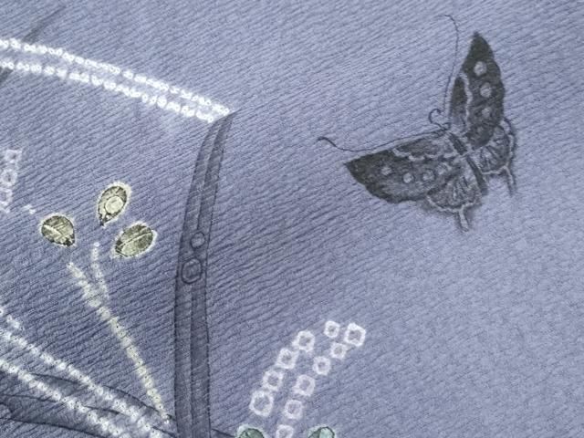 平和屋着物○西洞院辻が花 大脇一心 訪問着 手描き 正絹 逸品