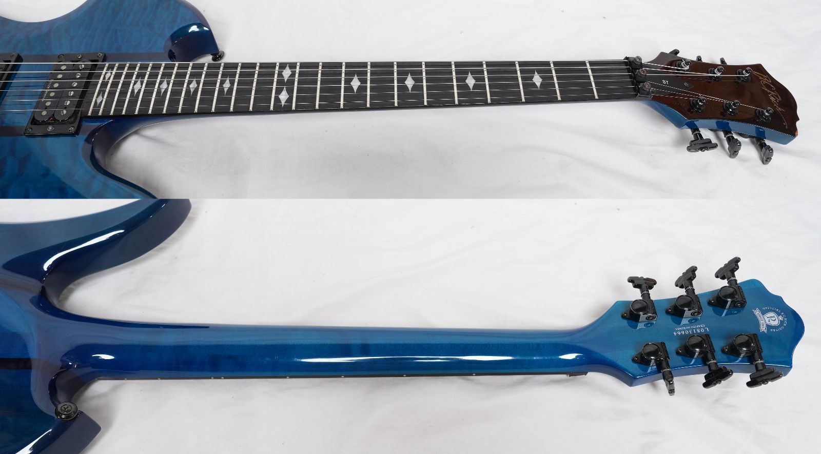 モッキンバードst Rich B.C. スルーネック モッキンバード エボニー指板 スルーネック ST Mockingbird Rich C B ギター