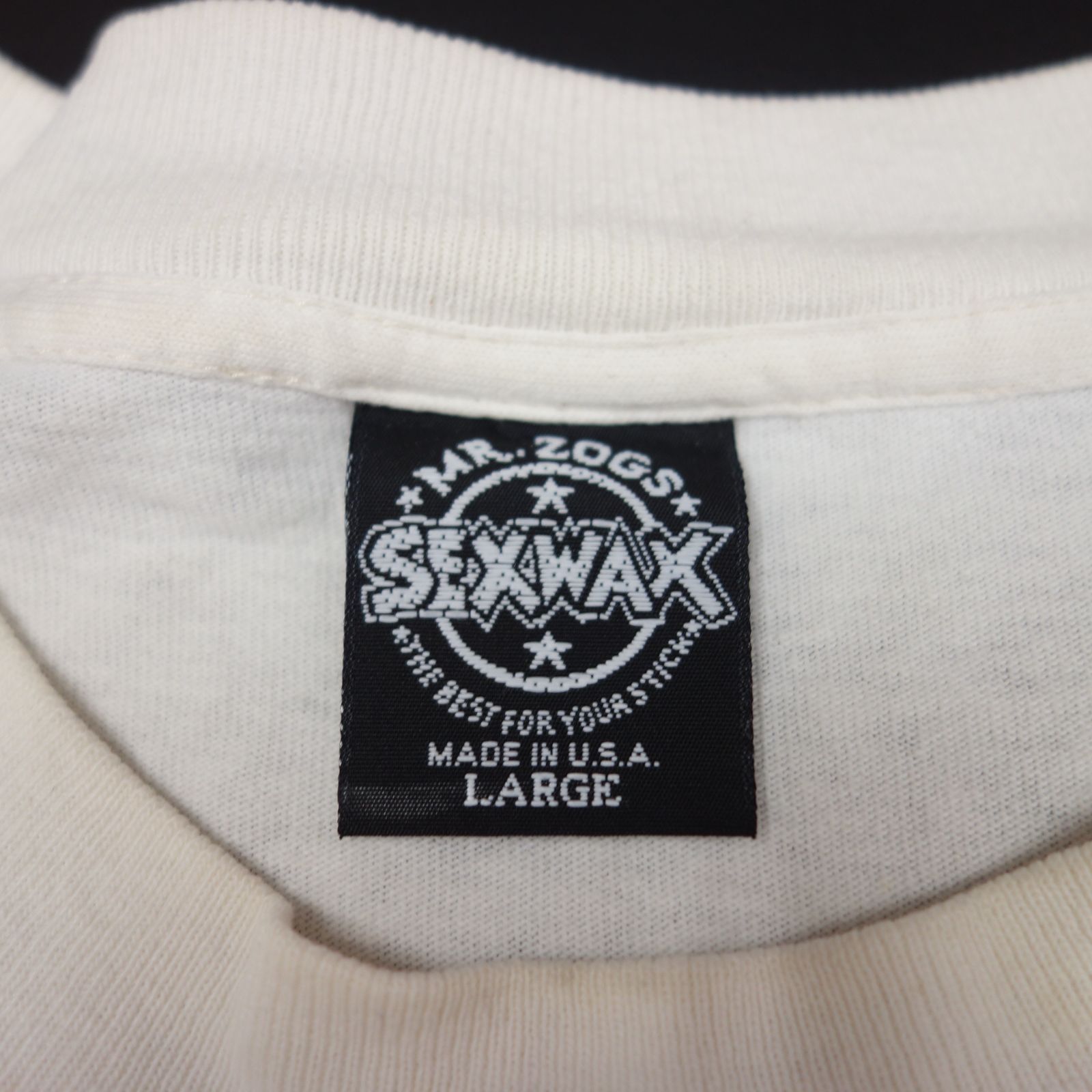 90s Vintage US古着☆SEXWAX セックスワックス 半袖プリントTシャツ 