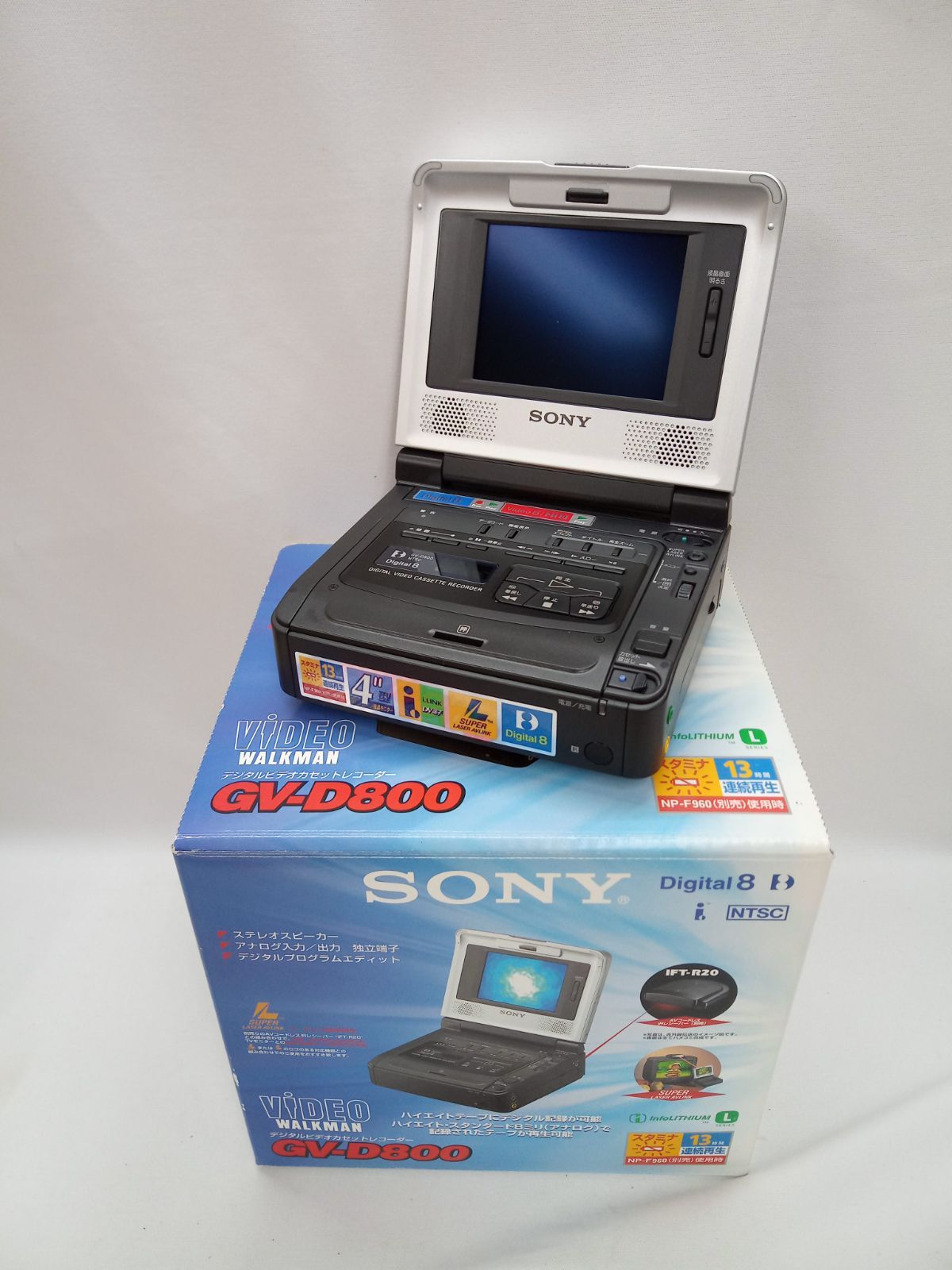 店頭併売品】SONY Digital8 デジタルビデオカセットレコーダー ビデオウォークマン GV-D800【大清水店66-1-0622】 - メルカリ