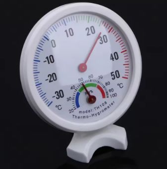 ミニベル型温度計 読みやすい湿度計 湿度計 アナログ 庭用-30〜50 ℃